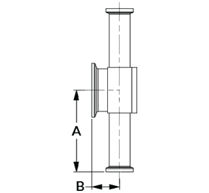 Tri-clamp-instrument-tee